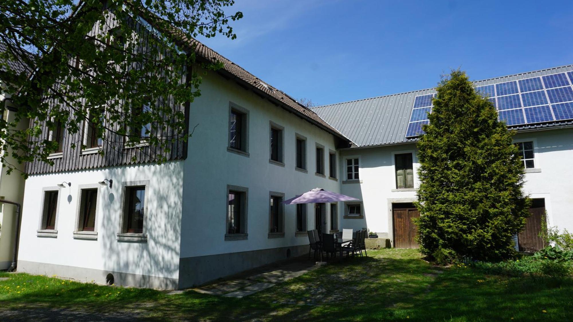 Ferienwohnung Im Bauernhaus Im Fichtelgebirge Gefrees Exterior foto